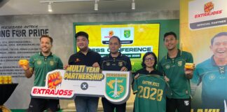 Persebaya Lanjutkan Kerjasama Dengan Extra Joss